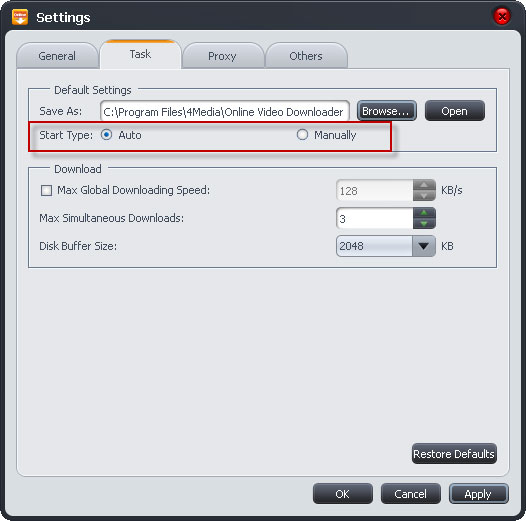 online video downloading