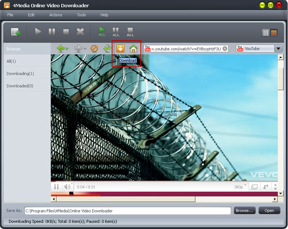How to download online FLV