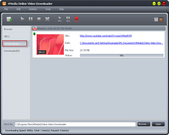 online video downloading