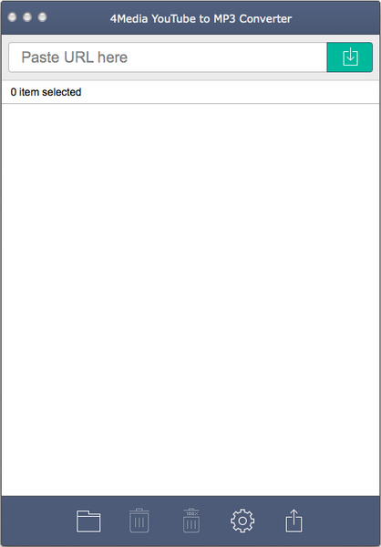4Media YouTube to MP3 Converter for Mac Screenshot